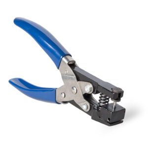 hand tool for punching holes in metal