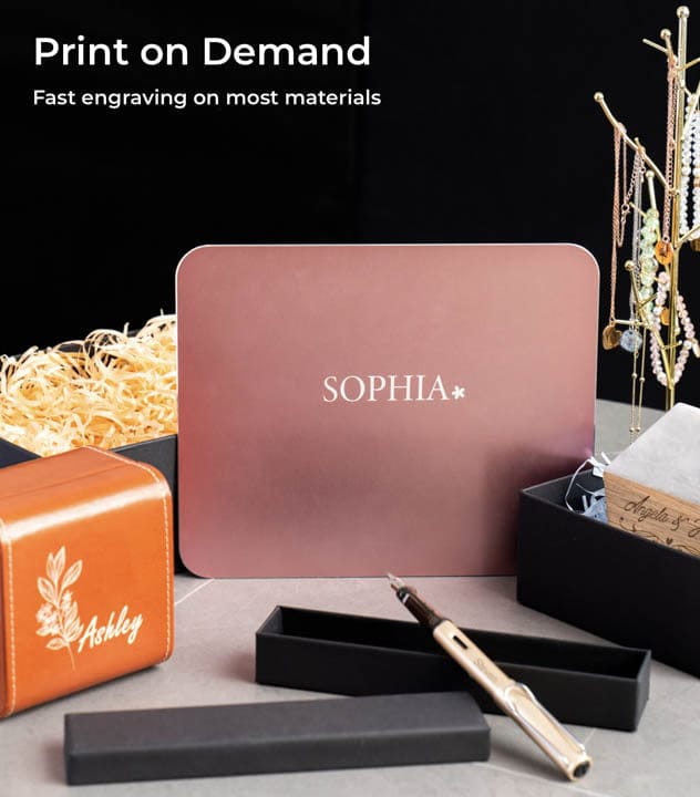 print on demand with the xTool F1 laser engraver