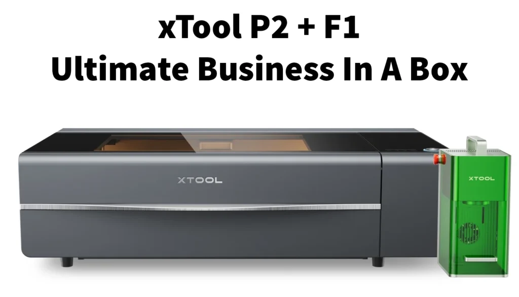 xTool F1 & P2 duo laser machines