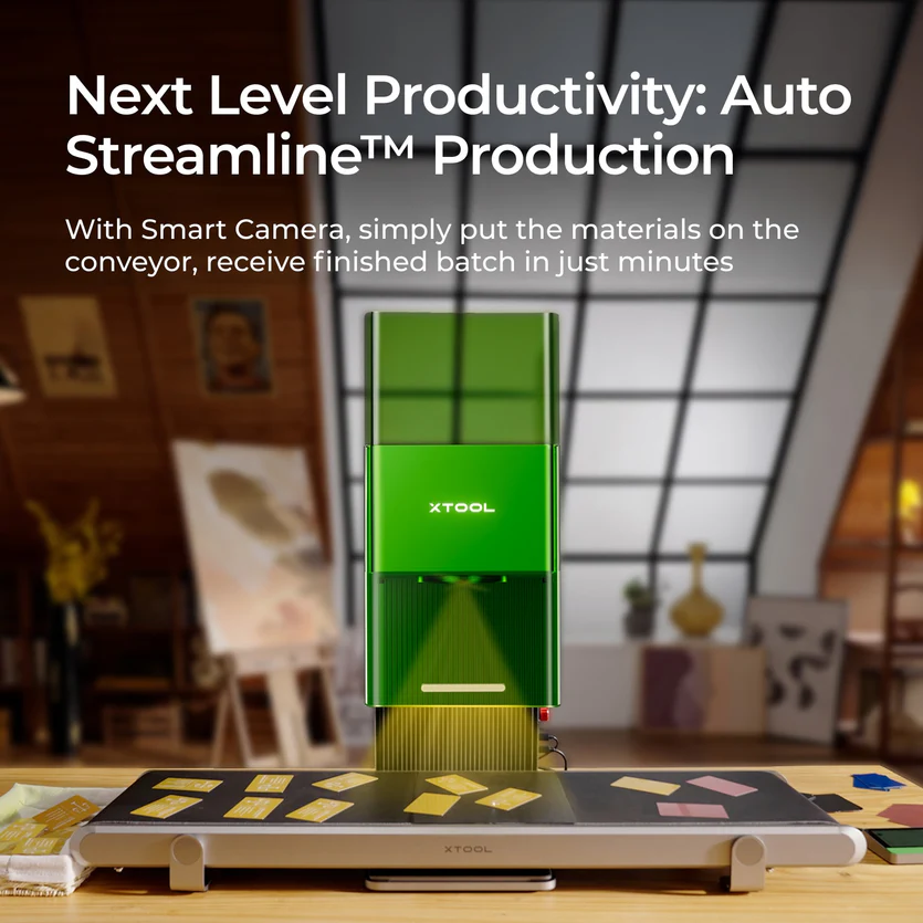 xTool F1 Ultra auto streamline production