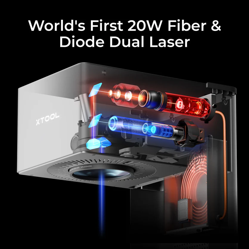 xTool F1 Ultra dual Fiber & Diode laser