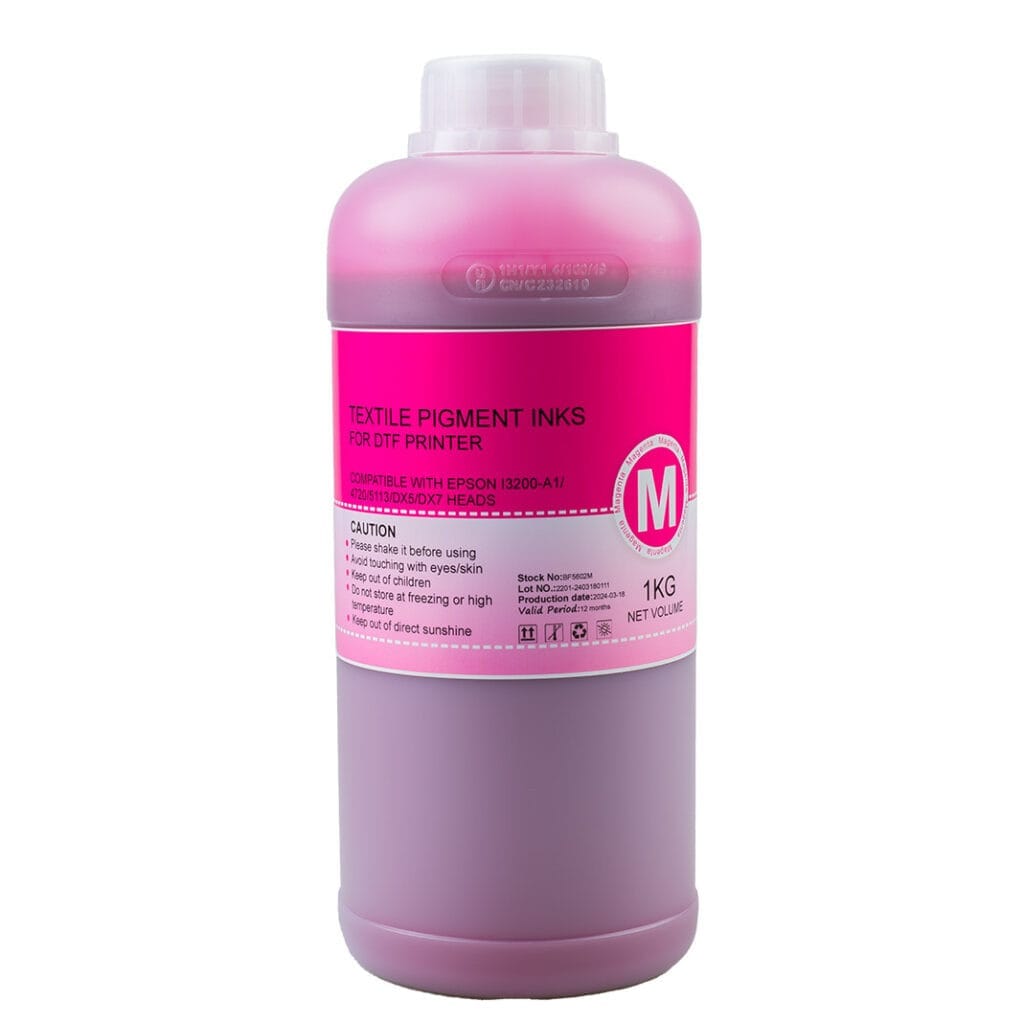MAGENTA DTF Ink 1KG Bottle BF5602M MaxLaser