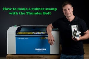 How to make a rubber stamp with the Thunder Bolt