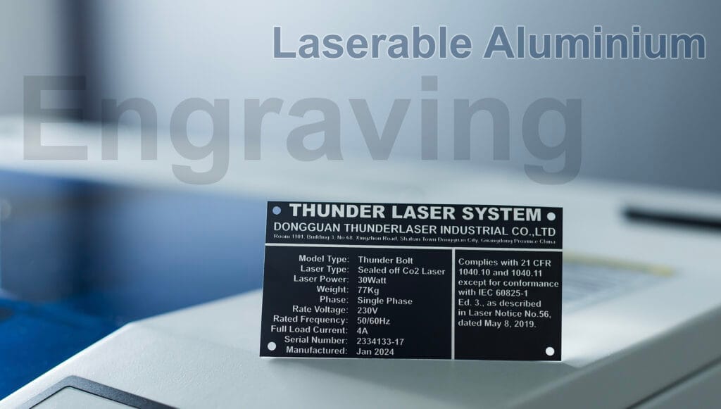 engraving laserable aluminium