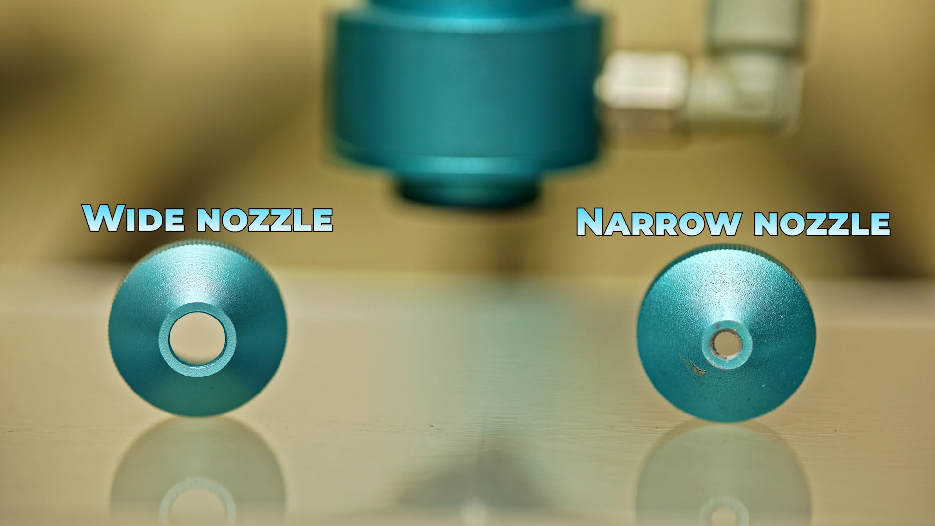 Nozzle setup for smooth laser cut acrylic edges