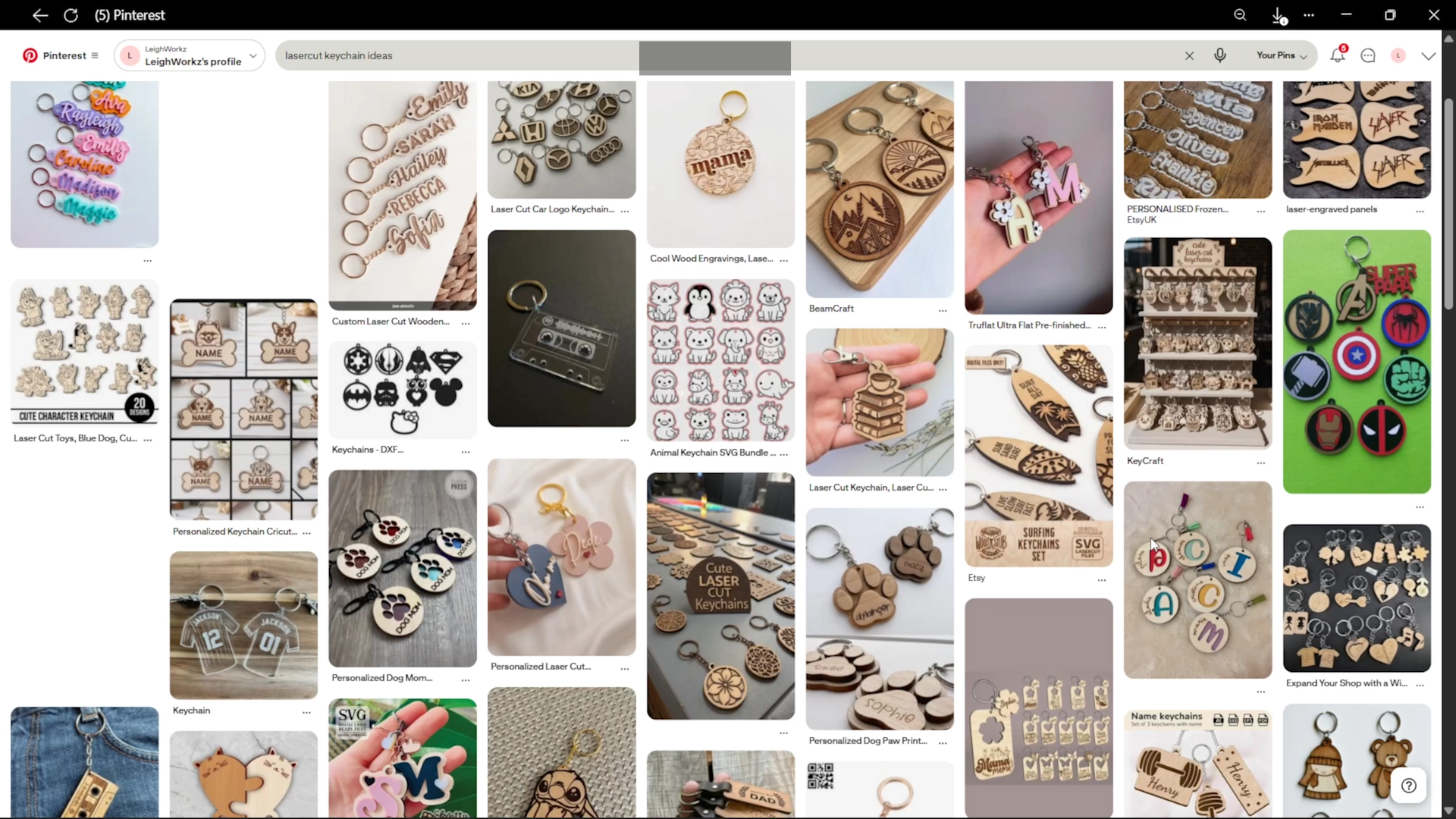 Laser cut keychain ideas on Pinterest for acrylic keychain inspiration