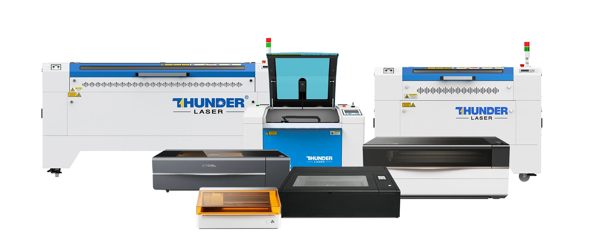 Laser cutting machine range from hobby models to professional Thunder Laser machines for South African businesses