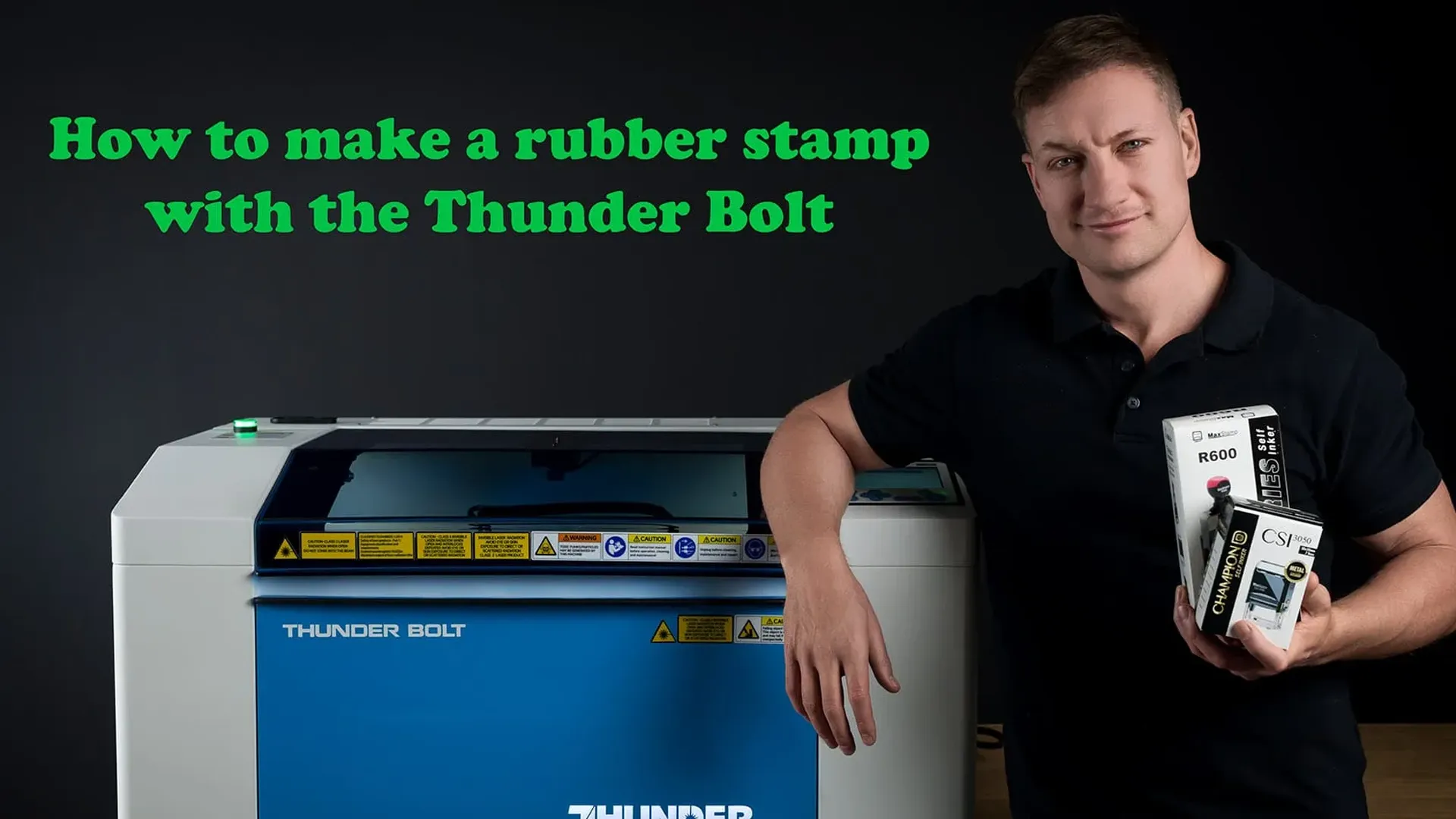 How to make a rubber stamp guide