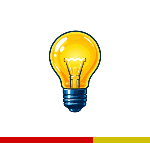 Yellow lightbulb representing innovation