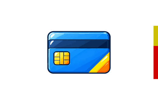 Blue payment card representing finance availability